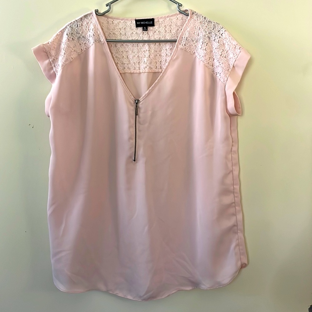 Light pink blouse